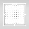 Верхний душ KLUDI A-QA 6443005-00 квадратный размер 30*30 см