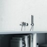 Смеситель KLUDI BOZZ 386910576 для ванны с изливом с подключением шланга