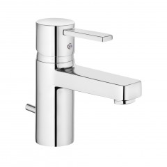 Смеситель KLUDI ZENTA 382500575 для раковины на одно отверстие однорычажный с донным клапаном