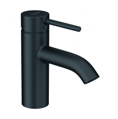 Смеситель KLUDI BOZZ BLACK 382723976 для раковины на одно отверстие однорычажный без донного клапана