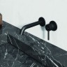 Смеситель KLUDI BOZZ BLACK 382443976 для раковины настенный встраиваемый внешняя часть