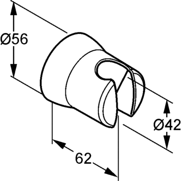 Держатель ручного душа KLUDI SIRENA 6305005-00