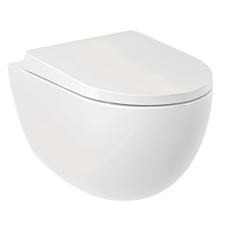 Сиденье KLUDI Resa D 24WCS43S с крышкой с плавным опусканием