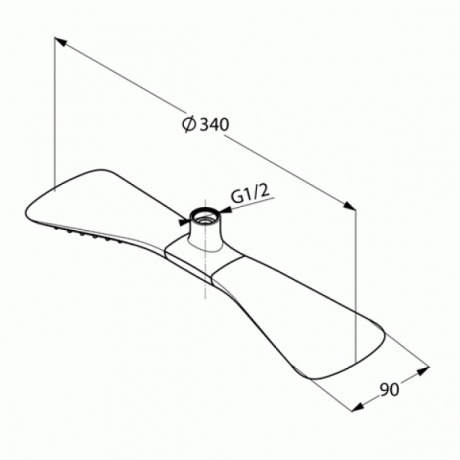 Верхний душ KLUDI FIZZ 6757505-00