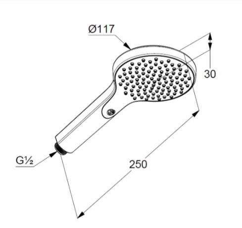Душевая лейка KLUDI DIVE 6981005-00