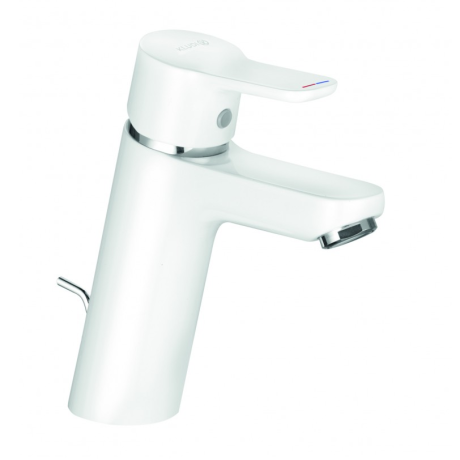 Смеситель KLUDI PURE&EASY 372909165 для раковины на одно отверстие однорычажный с донным клапаном