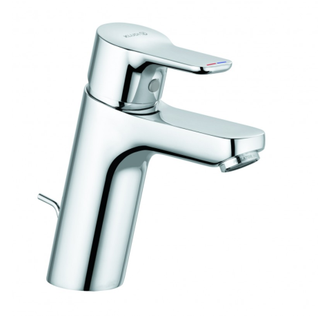 Смеситель KLUDI PURE&EASY 372900565 для раковины на одно отверстие однорычажный с донным клапаном