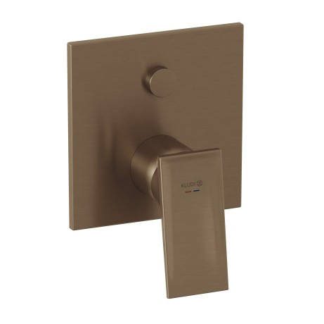 Смеситель KLUDI DECUS 54759N175 для ванны и душа встраиваемый внешняя часть с переключателем воды