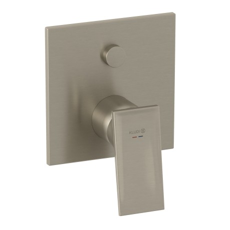Смеситель KLUDI DECUS 54763N175 для ванны и душа встраиваемый внешняя часть с автоматическим переключателем воды PUSH&SWITCH