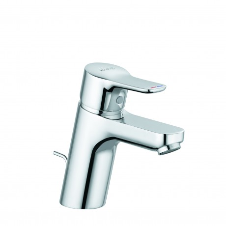 Смеситель KLUDI PURE&EASY 372820565 для раковины на одно отверстие однорычажный с донным клапаном