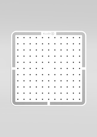 Верхний душ KLUDI A-QA 6453005-00 квадратный размер 30*30 см
