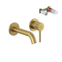 Смеситель KLUDI BOZZ SET 38244N076S для раковины настенный встраиваемый со скрытой частью в комплекте