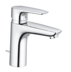 Смеситель KLUDI PURE&amp;SOLID 342900575 для раковины на одно отверстие однорычажный с донным клапаном