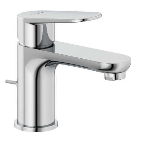 Смеситель KLUDI X1 322660575 для раковины на одно отверстие однорычажный с донным клапаном