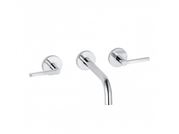 Смеситель KLUDI NOVA FONTE Puristic 201440515 для раковины настенный встраиваемый со скрытой частью