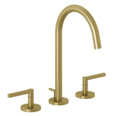 Смеситель KLUDI NOVA FONTE Puristic 20143N015 для раковины на три отверстия двухвентильный