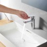 Смеситель KLUDI ZENTA SL 482980565 для раковины на одно отверстие однорычажный с донным клапаном
