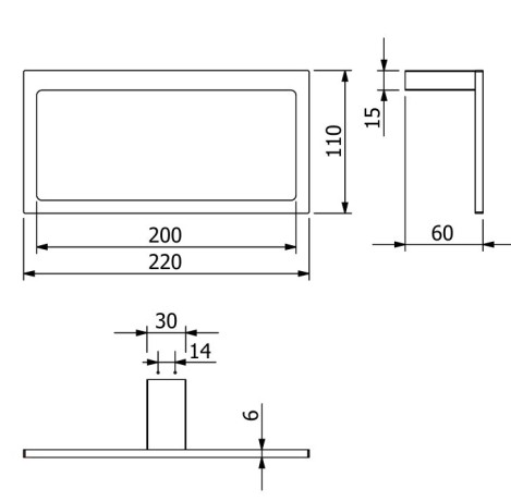 Держатель полотенца KLUDI VELA C 3197853 кольцо