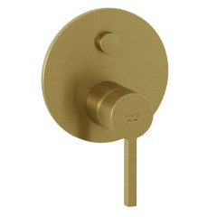 Смеситель KLUDI NOVA FONTE Puristic 20759N015 для ванны и душа встраиваемый внешняя часть с автоматическим переключателем воды PUSH&SWITCH