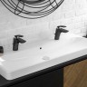 Смеситель KLUDI BALANCE 520238775 для раковины на одно отверстие однорычажный с донным клапаном