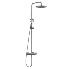 Душевая система KLUDI LOGO DUAL SHOWER SYSTEM 68082N2-00 с термостатом