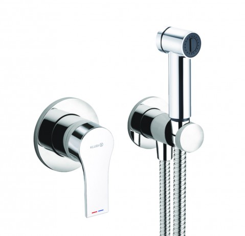 Гигиенический душ KLUDI ZENTA 489980565 со смесителем со встраиваемой частью