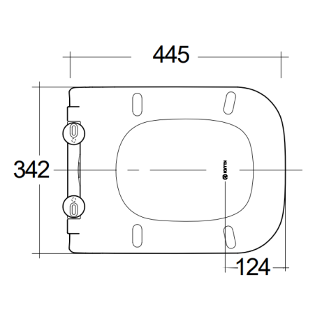 Сиденье KLUDI Resa C 28WCS43 с крышкой с плавным опусканием