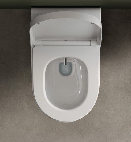 Умный унитаз-комплект KLUDI CLEANTRONIC 16WCW0143 подвесной безободковый с функцией биде с сиденьем крышкой с плавным опусканием