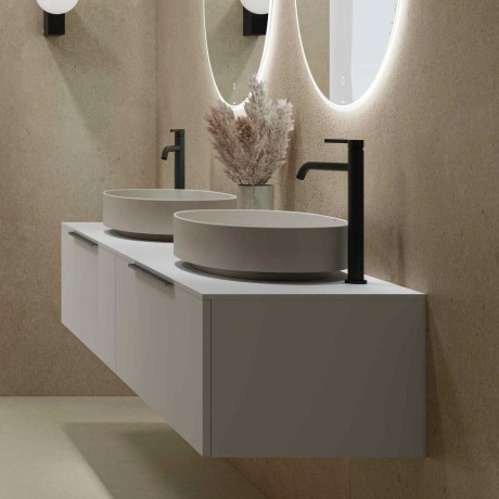 Раковина KLUDI RESA O 58CW2043 накладная без перелива