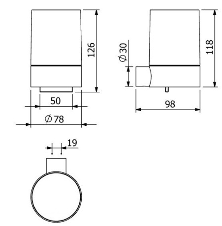 Дозатор KLUDI VELA R 58976N2 подвесной