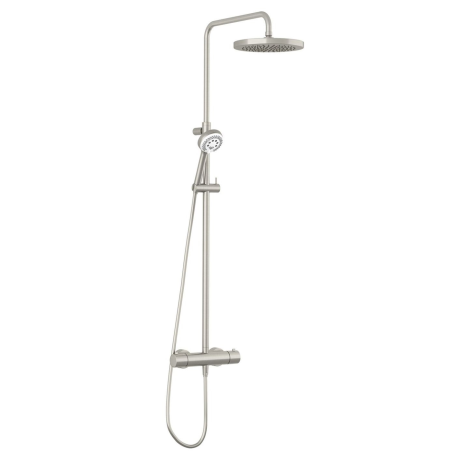 Душевая система KLUDI LOGO DUAL SHOWER SYSTEM 68082N5-00 с термостатом