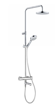 Душевая система KLUDI DIVE DUAL SHOWER SYSTEM 6807905-00S с термостатом с изливом