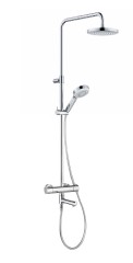 Душевая система KLUDI DIVE DUAL SHOWER SYSTEM 6807905-00S с термостатом с изливом