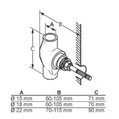 Встраиваемая часть KLUDI 29909 снято