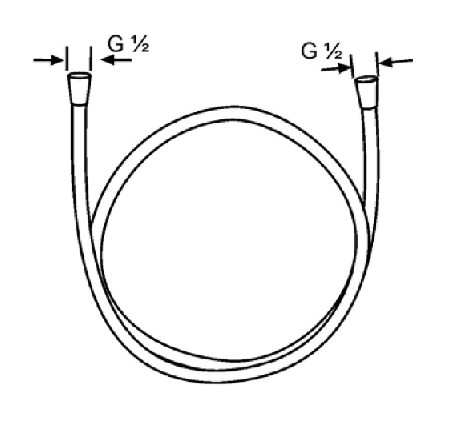 Душевой шланг KLUDI LOGOFLEX 125 см 6105505-00