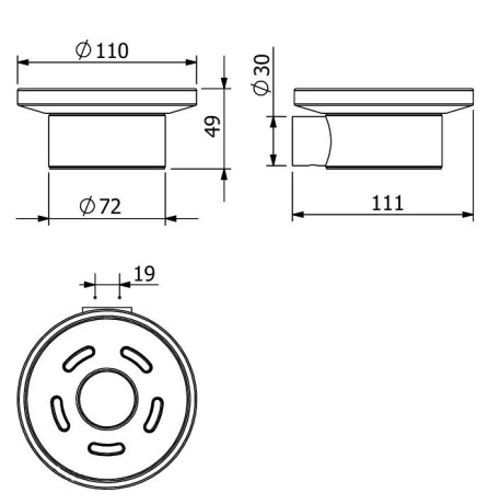 Мыльница KLUDI VELA R 58985N2 подвесная