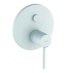 Смеситель KLUDI BOZZ WHITE 386595376 для ванны и душа встраиваемый внешняя часть с автоматическим переключателем воды PUSH&amp;SWITCH