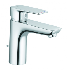 Смеситель KLUDI PURE&STYLE 402900575 для раковины на одно отверстие однорычажный с донным клапаном