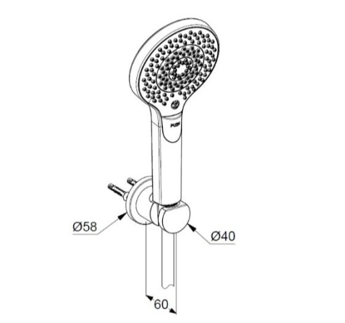 Душевой гарнитур KLUDI DIVE 69950N0-00