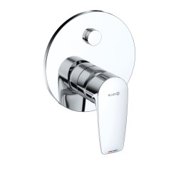Смеситель KLUDI PURE&amp;SOLID 347590575 для ванны и душа встраиваемый внешняя часть с автоматическим переключателем воды PUSH&amp;SWITCH