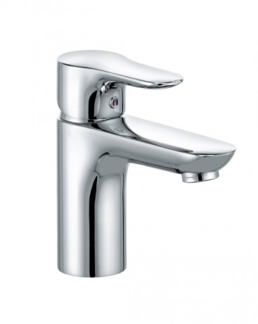 Смеситель KLUDI OBJEKTA 321260575 для раковины на одно отверстие однорычажный без донного клапана